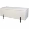 B&M Teddy Fleece Ottoman With Legs 2 B&M Teddy Fleece Ottoman With Legs -B and M Store 378069 teddy fleece ottoman