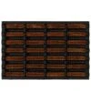 B&M Rubber Coir & Wire Scraper Doormat 40 X 60cm -B and M Store 379127 rubber coir and wire scraper mat