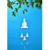 B&M Deluxe Sun Catcher With Hanging Crystals - Buddha -B and M Store 379511 deluxe sun catcher with hanging crystals buddha