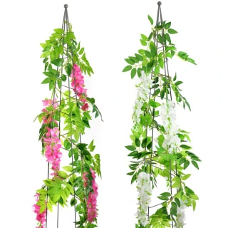 B&M Artificial Wisteria Garland 180cm - Pink 7 B&M Artificial Wisteria Garland 180cm - Pink - Image 5