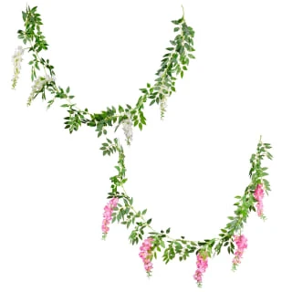B&M Artificial Wisteria Garland 180cm - Pink 8 B&M Artificial Wisteria Garland 180cm - Pink - Image 6