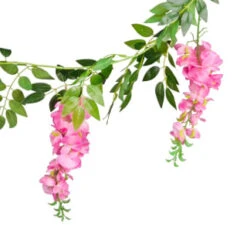 B&M Artificial Wisteria Garland 180cm - Pink 10 B&M Artificial Wisteria Garland 180cm - Pink -B and M Store 379981 wisteria garland 180cm pink 2