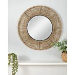 B&M Seagrass Mirror - Natural