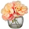 B&M Peony In Ribbed Glass Vase 1 B&M Peony In Ribbed Glass Vase -B and M Store 380201 peony in ribbed glass vase