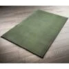 B&M Micro Plush Rug 60 X 110cm - Sage