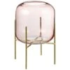 B&M Pink Candle Holder On Stand 1 B&M Pink Candle Holder On Stand -B and M Store 380584 pink candle holder on stand