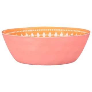 B&M Bloom Print Picnic Bowl - Pink 3 B&M Bloom Print Picnic Bowl - Pink