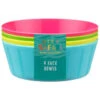 B&M Little Safari Picnic Bowls 4pk 2 B&M Little Safari Picnic Bowls 4pk -B and M Store 381384 kids 4pk colour bowls 5