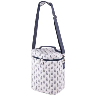 B&M Ocean Print Cooler Bag - White 3 B&M Ocean Print Cooler Bag - White