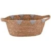 B&M Edessa Triangle Wicker Basket - Grey 1 B&M Edessa Triangle Wicker Basket - Grey -B and M Store 381893 edessa grey diamond wicker basket