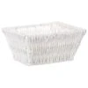 B&M Syros Mini Wicker Basket - White -B and M Store 381905 syros mini basket white