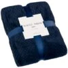 B&M Waffle Throw - Navy -B and M Store 383150 waffle throw navy
