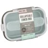 B&M Collapsible Lunch Box - Sage 2 B&M Collapsible Lunch Box - Sage -B and M Store 383522 collapsible lunch box 2