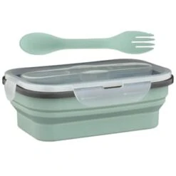 B&M Collapsible Lunch Box - Sage -B and M Store 383522 collapsible lunch box 8