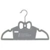 B&M Children's Non-Slip Hangers 8pk - Grey -B and M Store 383693 8pk childrens hangers grey bow 2