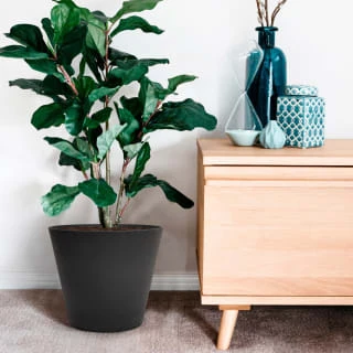 B&M Octavia Planter 28cm - Slate 4 B&M Octavia Planter 28cm - Slate - Image 2