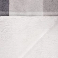 B&M Highland Mono Check Sherpa Doublesided Throw -B and M Store 388811 highland check sherpa throw 3