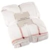 B&M Winston Check Sherpa Throw - White -B and M Store 388854 winston check throw with sherpa