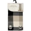 B&M Highland Woven Check Panel 54 X 86" - Mono -B and M Store 388873 highland mono check woven panel