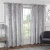 B&M Versailles Silver Crushed Velvet Fully Lined Curtains 66 X 90" -B and M Store 388928 versailles silver crushed velvet curtains 1