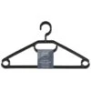 B&M Swivel Hook Hangers 8pk - Black -B and M Store 389262 home organisation 8pk swivel hook hangers black
