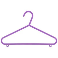 B&M Children's Hangers 10pk - Pastel -B and M Store 389289 home organisation co 10pk childrens hangers girl 3
