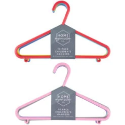 B&M Children's Hangers 10pk - Pastel -B and M Store 389289 home organisation co 10pk childrens hangers main