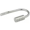 B&M Small Silver Barrel Curtain Hold Backs 2pk -B and M Store 390195 silver small barrel hold backs1