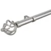 B&M Steel Mace Cage Curtain Pole 70 - 120cm -B and M Store 390208 390209 steel mace cage pole 3
