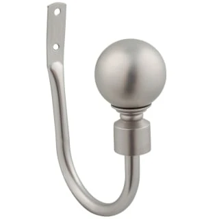 B&M Matt Satin Silver Orb Curtain Hold Backs 2pk 4 B&M Matt Satin Silver Orb Curtain Hold Backs 2pk - Image 2