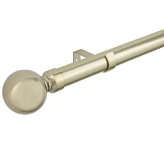 B&M Shiny Gold Orb Curtain Pole 120 - 220cm 3 B&M Shiny Gold Orb Curtain Pole 120 - 220cm