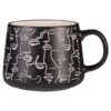 B&M Face Print Mug - Black 1 B&M Face Print Mug - Black -B and M Store 390329 face print mugs black