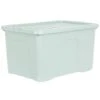 B&M Storage Box With Lid 60L - Sage -B and M Store 391388 sage 60l storage box 3