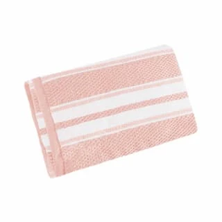 B&M Newbury Stripe Hand Towel - Blush 3 B&M Newbury Stripe Hand Towel - Blush