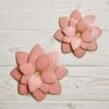 B&M Flower Wall Plaques 2pk - Pink 2 B&M Flower Wall Plaques 2pk - Pink -B and M Store 392757 2pk metal wall flowers pink1