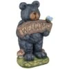 B&M Welcome Bear Garden Ornament -B and M Store 392846 standing bear ornament