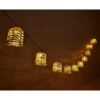 B&M 10 Solar Rattan Effect String Lights 1 B&M 10 Solar Rattan Effect String Lights -B and M Store 392921 10 solar rattan effect string lights