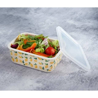 B&M Rectangular Tubs 2pk - Lemons 3 B&M Rectangular Tubs 2pk - Lemons