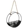 B&M Urban Eden Round Hanging Planter - Black 2 B&M Urban Eden Round Hanging Planter - Black -B and M Store 393068 urban eden round hanging black planter