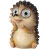 B&M Garden Animal Ornament With Solar Powered Eyes - Hedgehog -B and M Store 393074 garden animal ornament with solar powered eyes hedgehog 2