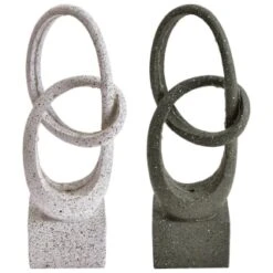 B&M Solar Sculpture With Micro LED - Light Grey -B and M Store 393079 solar sculpture with micro leds group