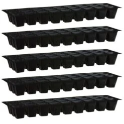 B&M Seed Trays 5pk - Small -B and M Store 393174 5 seed trays group