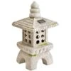 B&M Rustic Pagoda Ornament With Solar LED -B and M Store 393435 rustic pagoda ornament with solar led 2