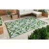 B&M Extra Large Outdoor Rug 1.5 X 2.1m - Green -B and M Store 393559 outdoor rug green leaf