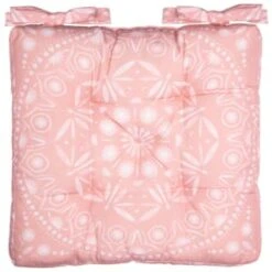 B&M Luxury Seat Pad - Pink Tropical Print