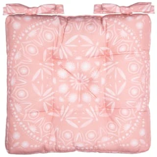 B&M Luxury Seat Pad - Pink Tropical Print 3 B&M Luxury Seat Pad - Pink Tropical Print