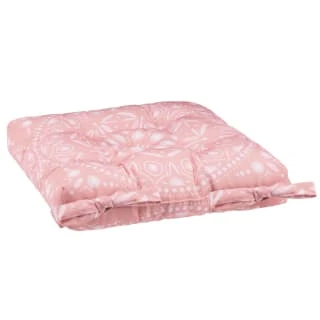 B&M Luxury Seat Pad - Pink Tropical Print 4 B&M Luxury Seat Pad - Pink Tropical Print - Image 2