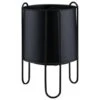 B&M New York Planter In Stand - Black 1 B&M New York Planter In Stand - Black -B and M Store 393670 new york small planter in stand black