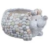 B&M Hedgehog Pebble Planter -B and M Store 393674 hedgehog pebble planter