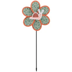B&M Kids Insect Windmill Stakes 3pk -B and M Store 393684 3pk kids windmills snail